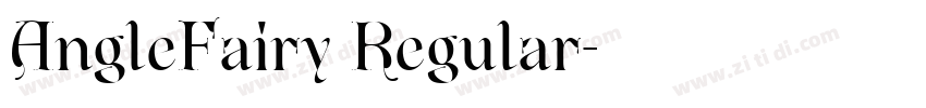 AngleFairy Regular字体转换